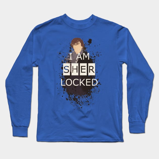 I AM SHER LOCKED Long Sleeve T-Shirt by kakha